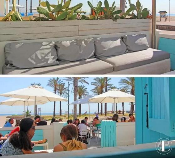 Beach Valencia Luxury A40-13 Apartment With Terrace And Sea Views Exterior foto