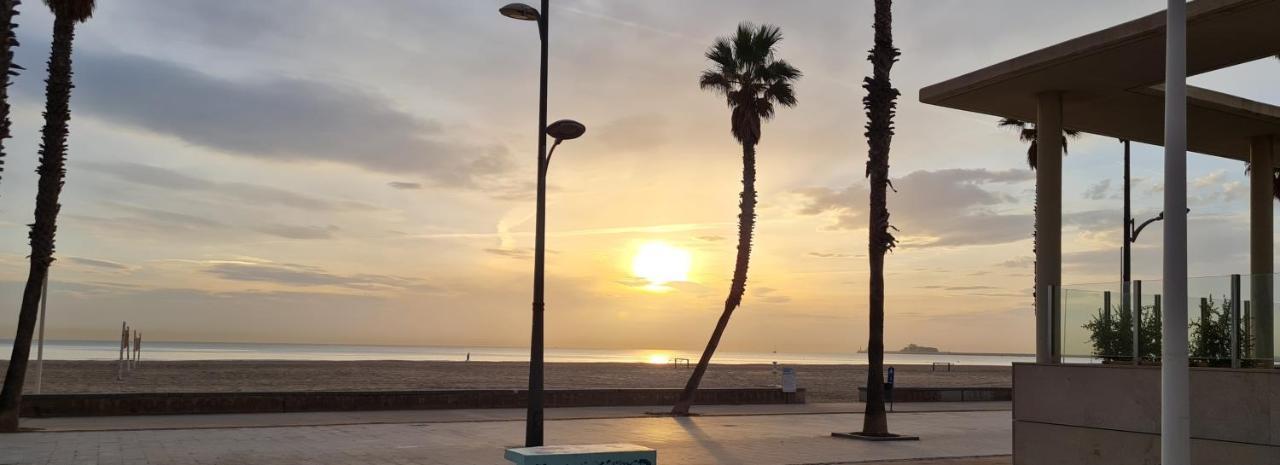 Beach Valencia Luxury A40-13 Apartment With Terrace And Sea Views Exterior foto